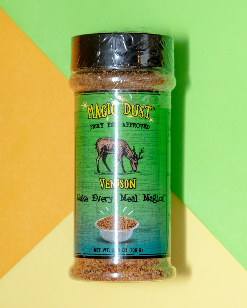 Magic Dust Venison Food Topper for Dogs & Cats Eat WILD MEADOW   