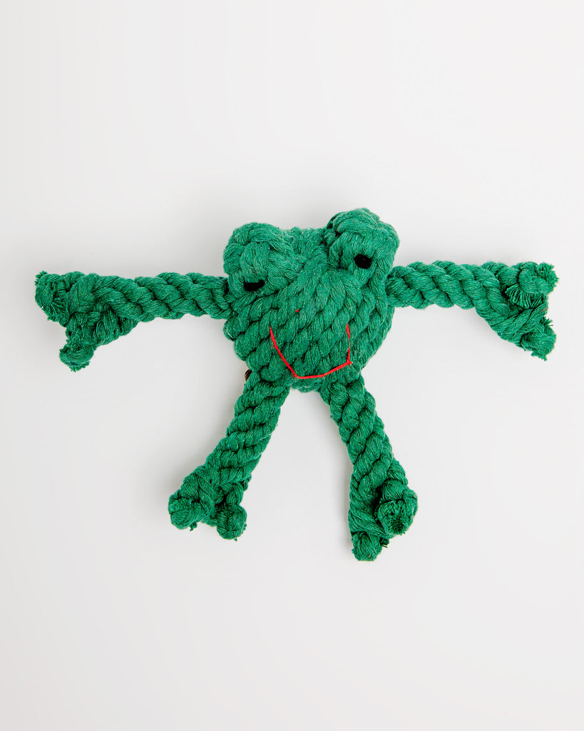 Flip the Frog Rope Toy Play JAX & BONES   