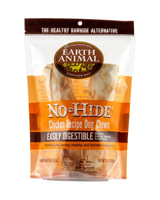 No-Hide Wholesome Dog Chew in Chicken Eat EARTH ANIMAL   