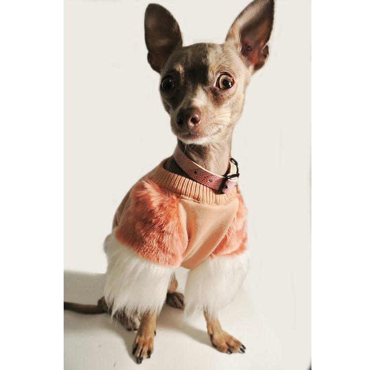 EYE OF DOG | Pretty in Faux Fur Pullover Apparel EYE OF DOG   