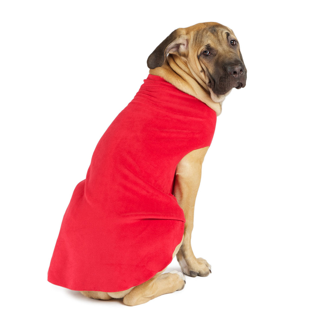 GOLD PAW | Stretch Fleece in Red Apparel GOLD PAW   