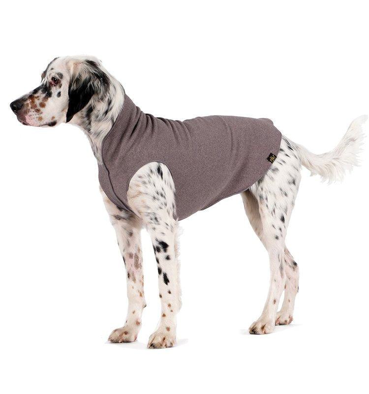Pullover Stretch Dog Fleece in Charcoal Grey