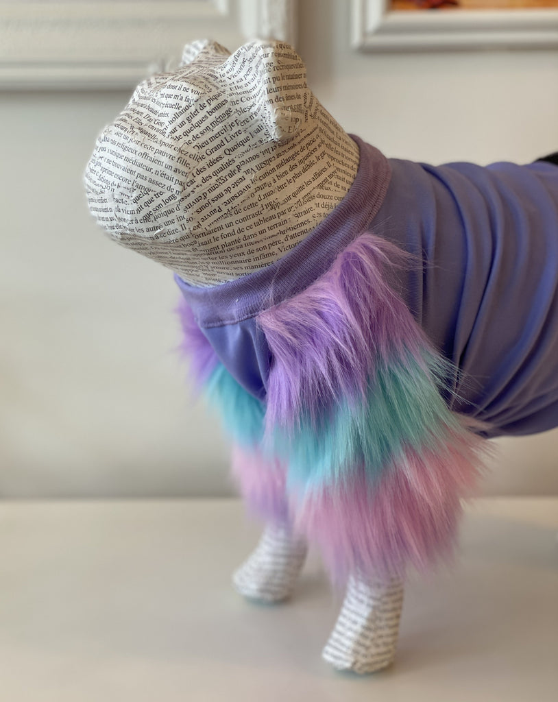 Bubblegum Faux-Fur Pullover Top << CLEARANCE >> Wear EYE OF DOG   