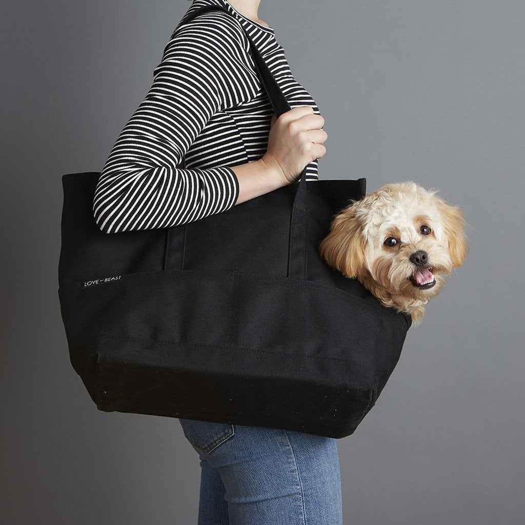 Canvas pet hot sale tote