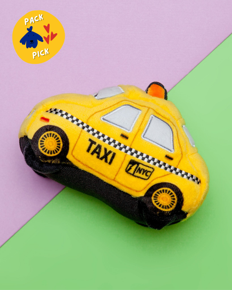 dog&co 　POINT-H P.L.A.Y. | Canine Commute Taxi Plush Dog Toy | DOG & CO.
