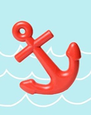 Floating Anchor Dog Toy in Cherry Toys WAGGO   
