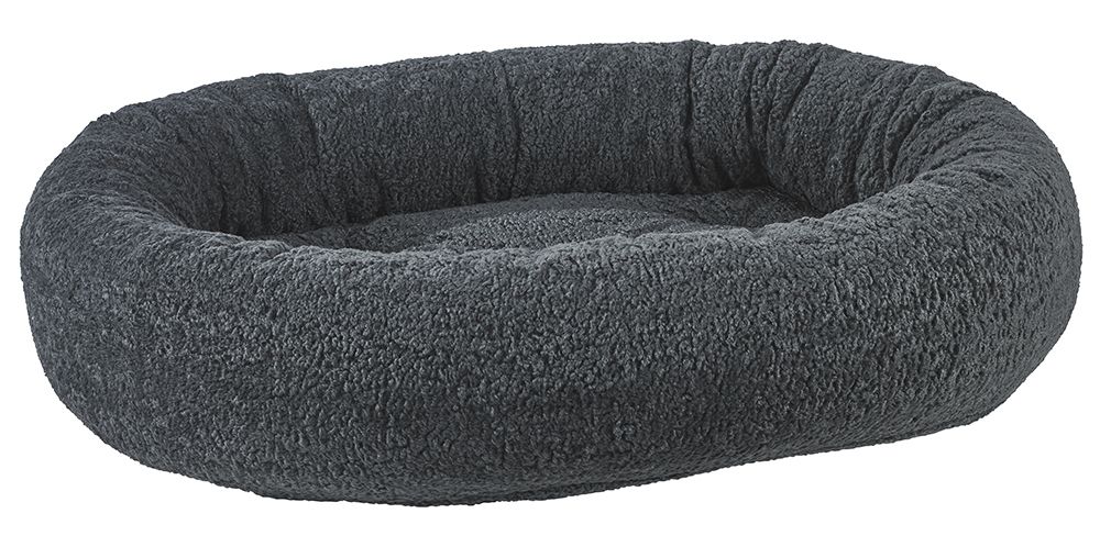 Donut Dog Bed (Direct-Ship) HOME BOWSER'S PET PRODUCTS Small Grey Sheepskin 