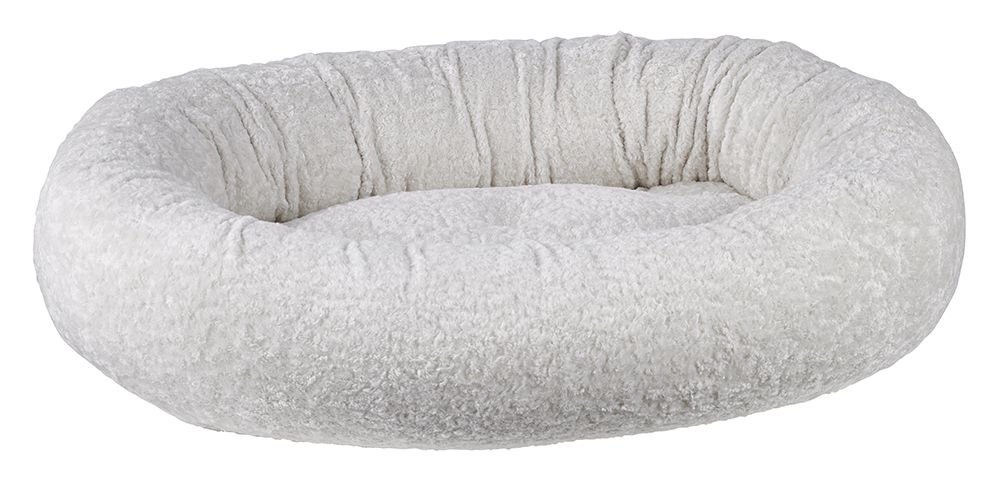 Donut Dog Bed (Direct-Ship) HOME BOWSER'S PET PRODUCTS Small Ivory Sheepskin 