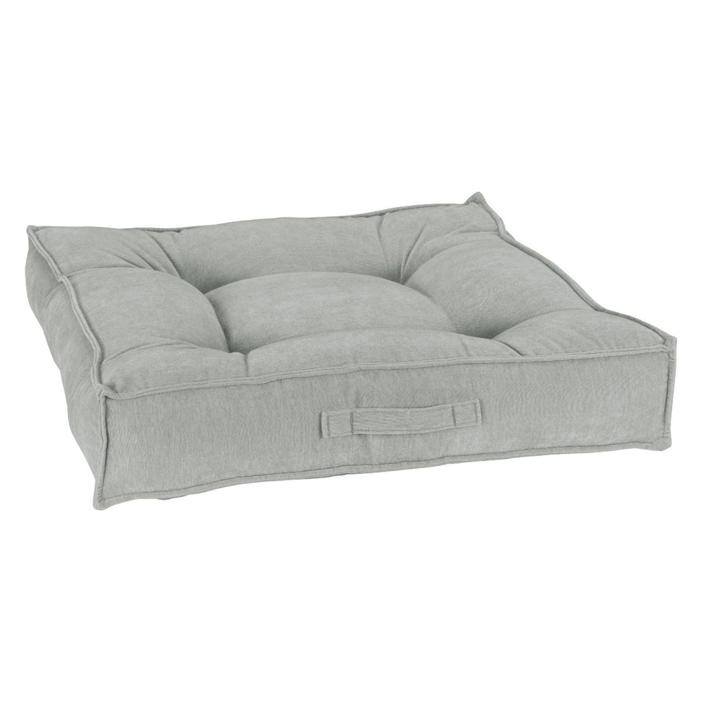 Piazza Dog Bed (Direct-Ship) HOME BOWSER'S PET PRODUCTS Medium Oyster Washed Microvelvet 