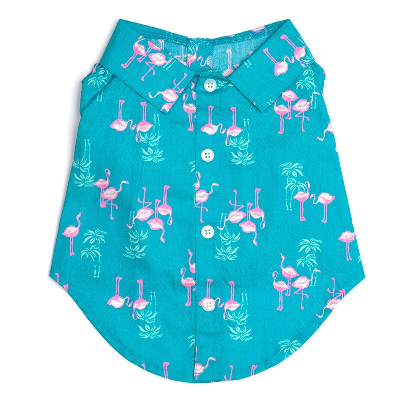 Dog hotsell flamingo shirt