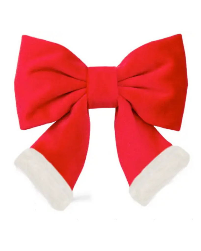 Santa Paws Red Velvet Lady Dog Bow Wear THE FOGGY DOG