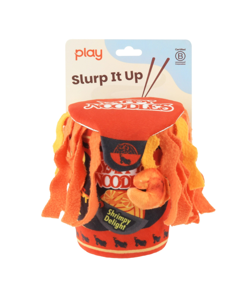 Slurp It Up Interactive Noodles Plush Dog Toy Play P.L.A.Y.