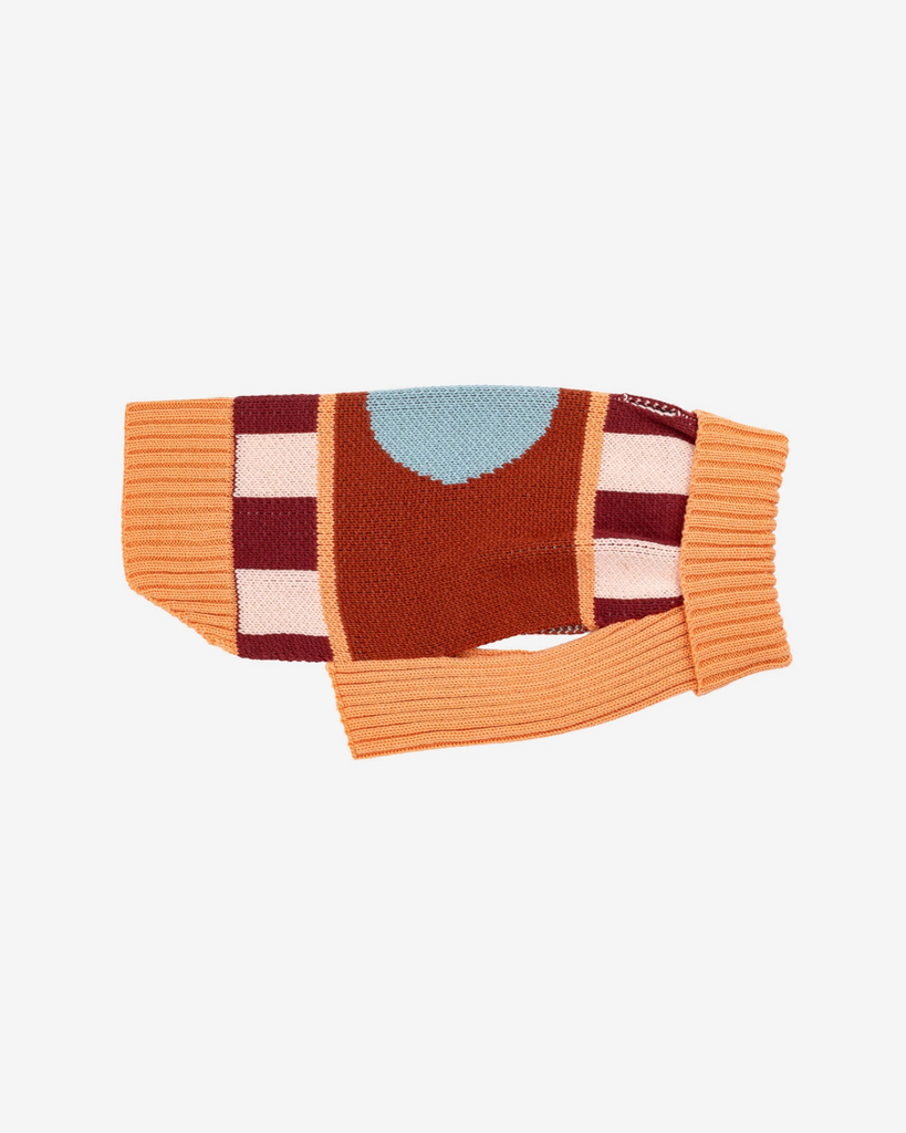 Stripe Dot Dog Sweater Wear VERLOOP