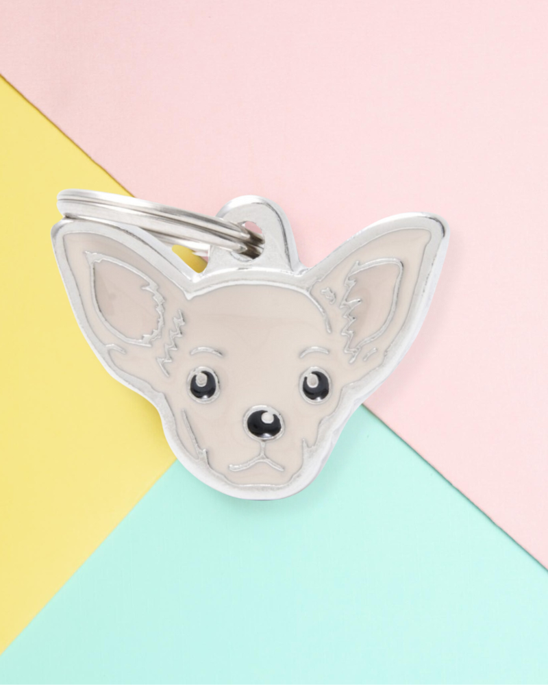 Chi-Chi-Chihuahua Custom Pet ID Tag Wear MY FAMILY   