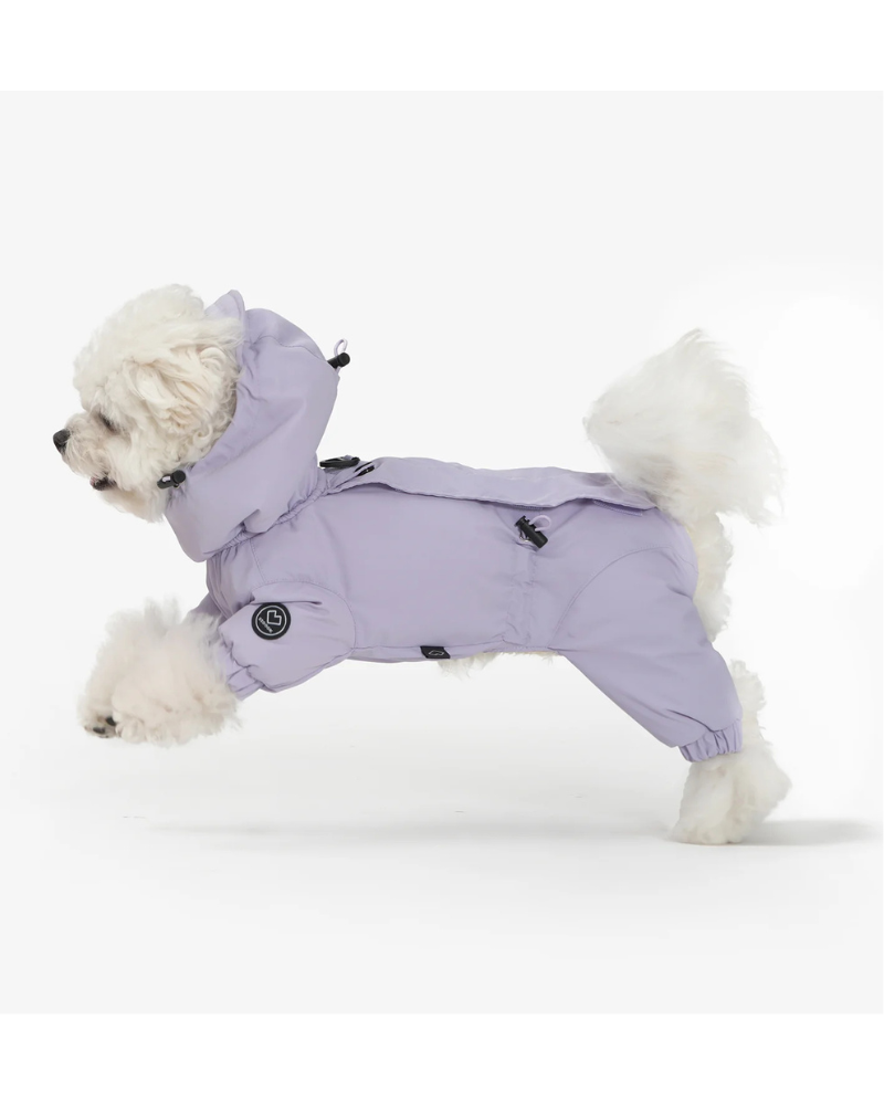 Fleece-Lined Winter Coverall for Dogs (in Black, Lavender or Tan) Wear SSOOOK