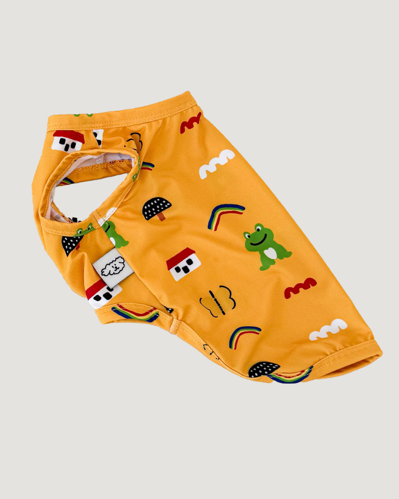 Froggy Friend Dog Cooling Tee Wear COTE A COTE