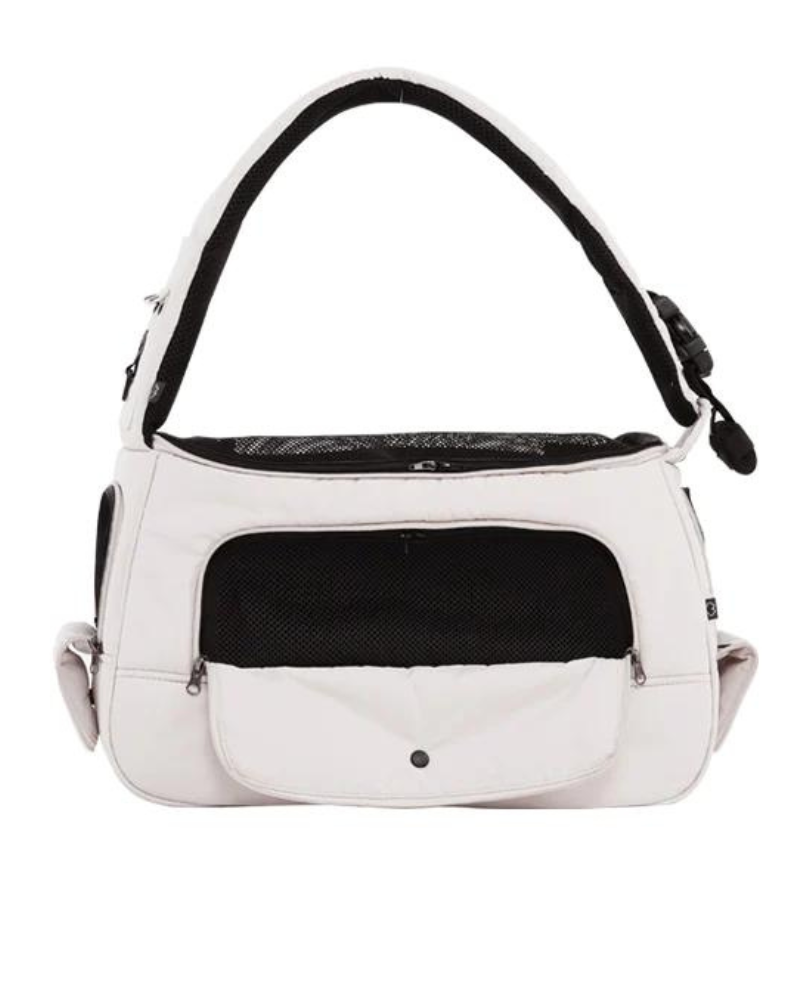 Dog Sling Bag in Black or Beige Carry SSOOOK Small Beige 