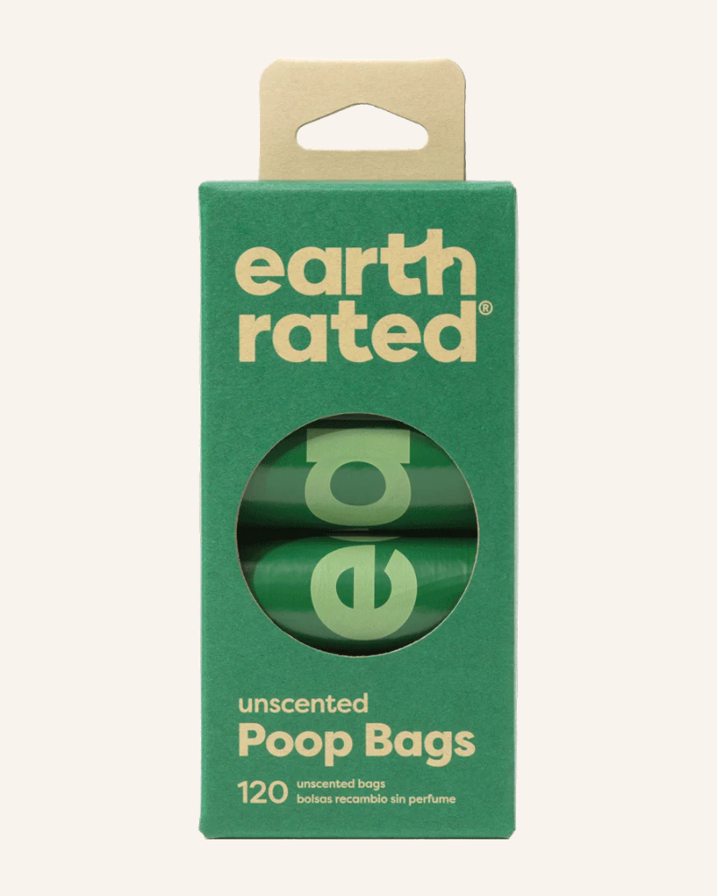 Earth Rated Poop Bags (8-roll Box) WALK EARTH RATED   