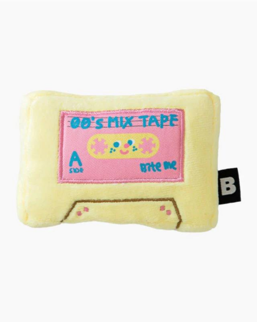 Retro Cassette Nosework Dog Toy Play BITE ME   