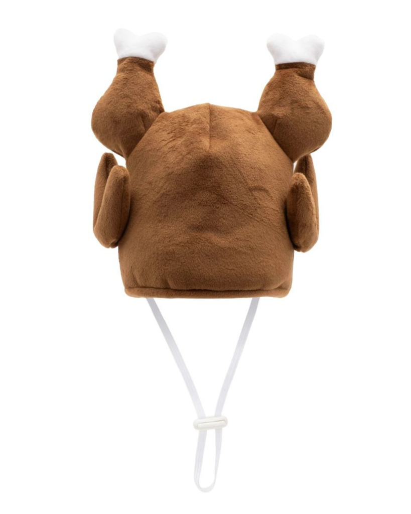 Turkey Trot Crinkly Dog Hat Toy Wear THE WORTHY DOG