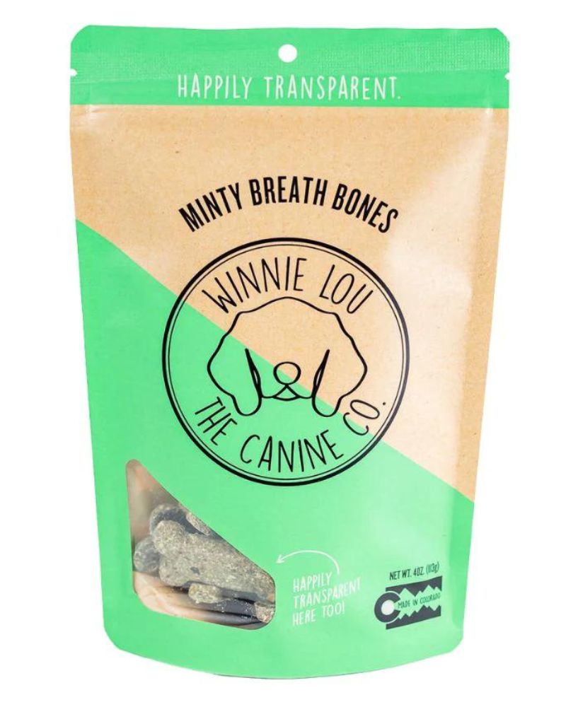 Minty Breath Bones Dog Treats Eat WINNIE LOU   