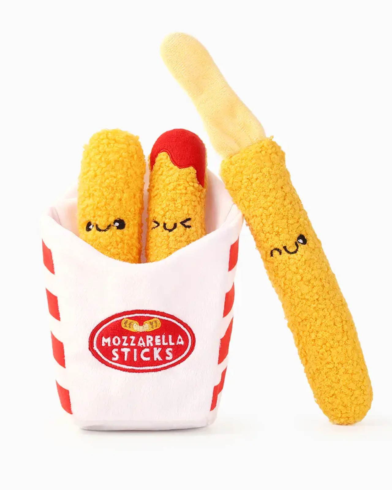 HUGSMART | Mozzarella Sticks Crinkle Interactive Dog Toy | DOG & CO.