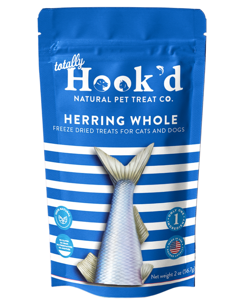 Freeze-Dired Herring Whole Treats (Made in the USA) Eat TOTALLY HOOK'D   