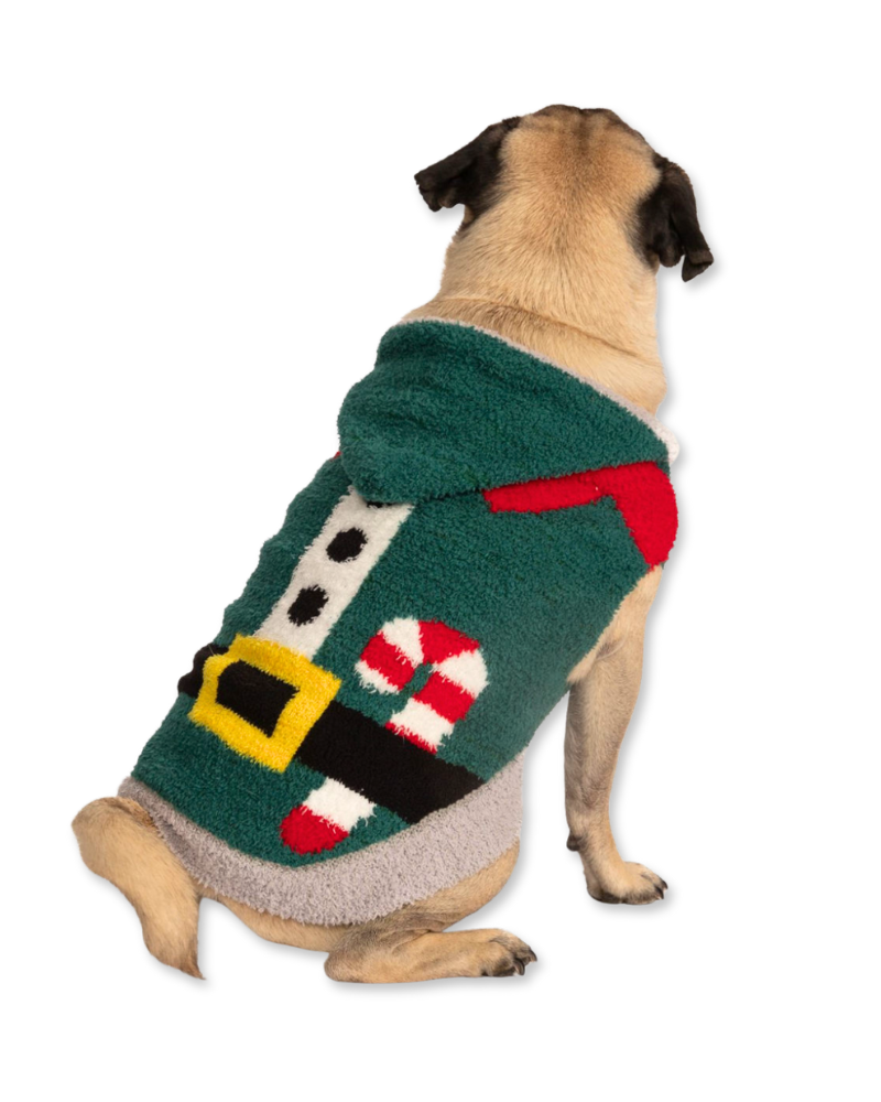 Chenille Elf Dog Hoodie Wear HIP DOGGIE