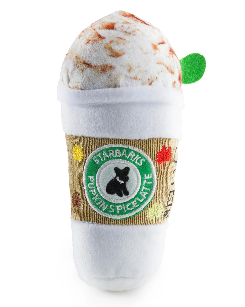 Pupkin Spice Latte Toy Play HAUTE DIGGITY DOG   