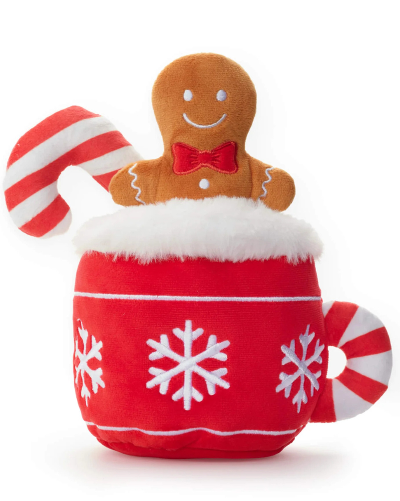 Holiday Hot Cocoa Interactive Snuffle Dog Toy PLAY THE FOGGY DOG