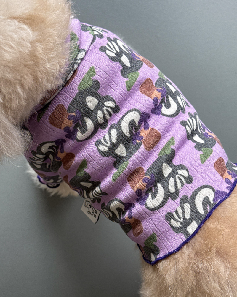 Skunk & Mushroom Dog Shirt