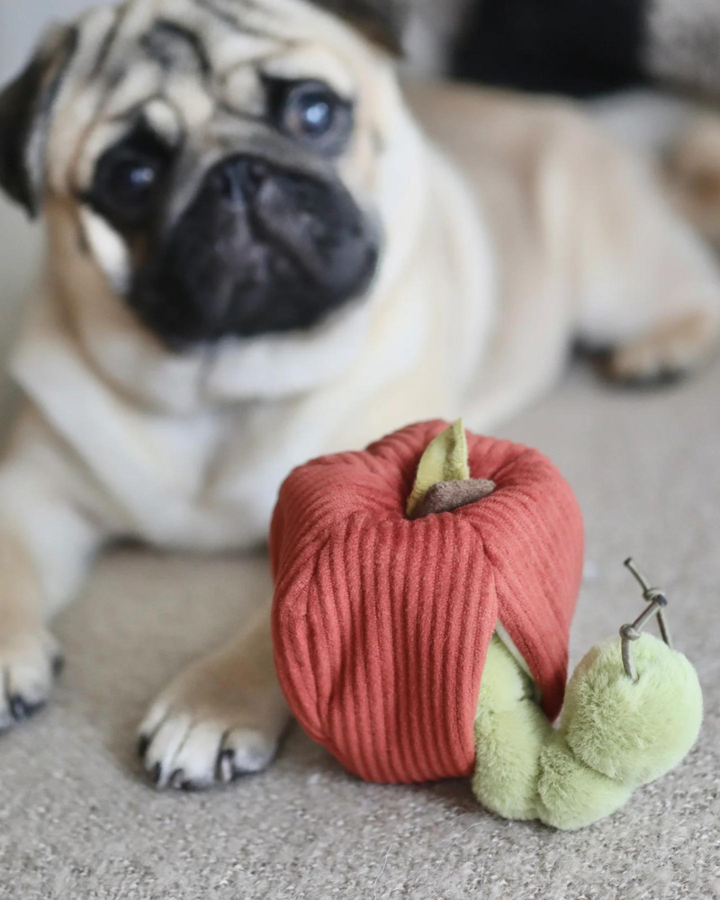 Apple Interactive Snuffle Dog Toy Play LAMBWOLF COLLECTIVE   