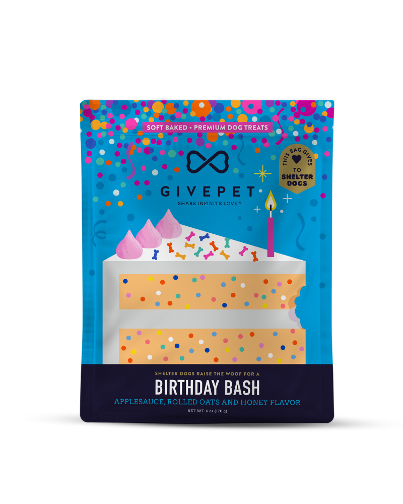 Birthday Bash Dog Treats Eat GIVEPET   