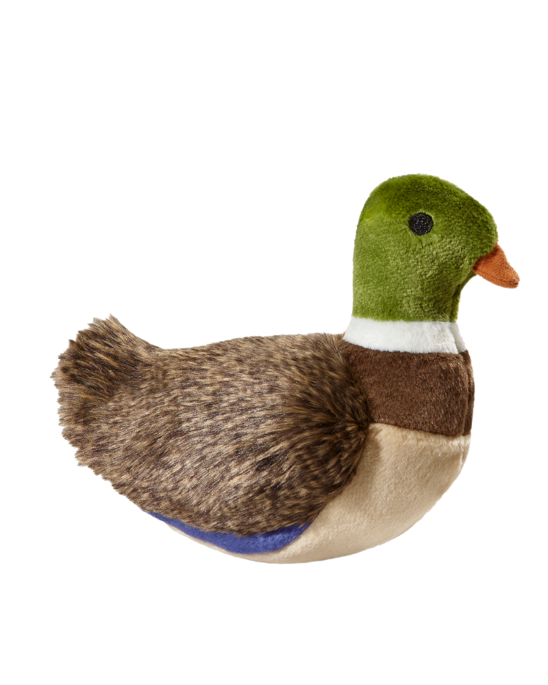 Morley Mallard Squeaky Dog Plush Toy Play FLUFF & TUFF   