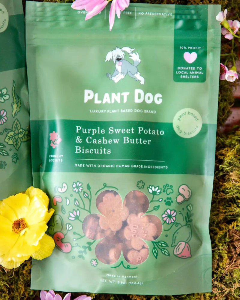 Purple Sweet Potato Dog Biscuit Treats Eat PLANT DOG   