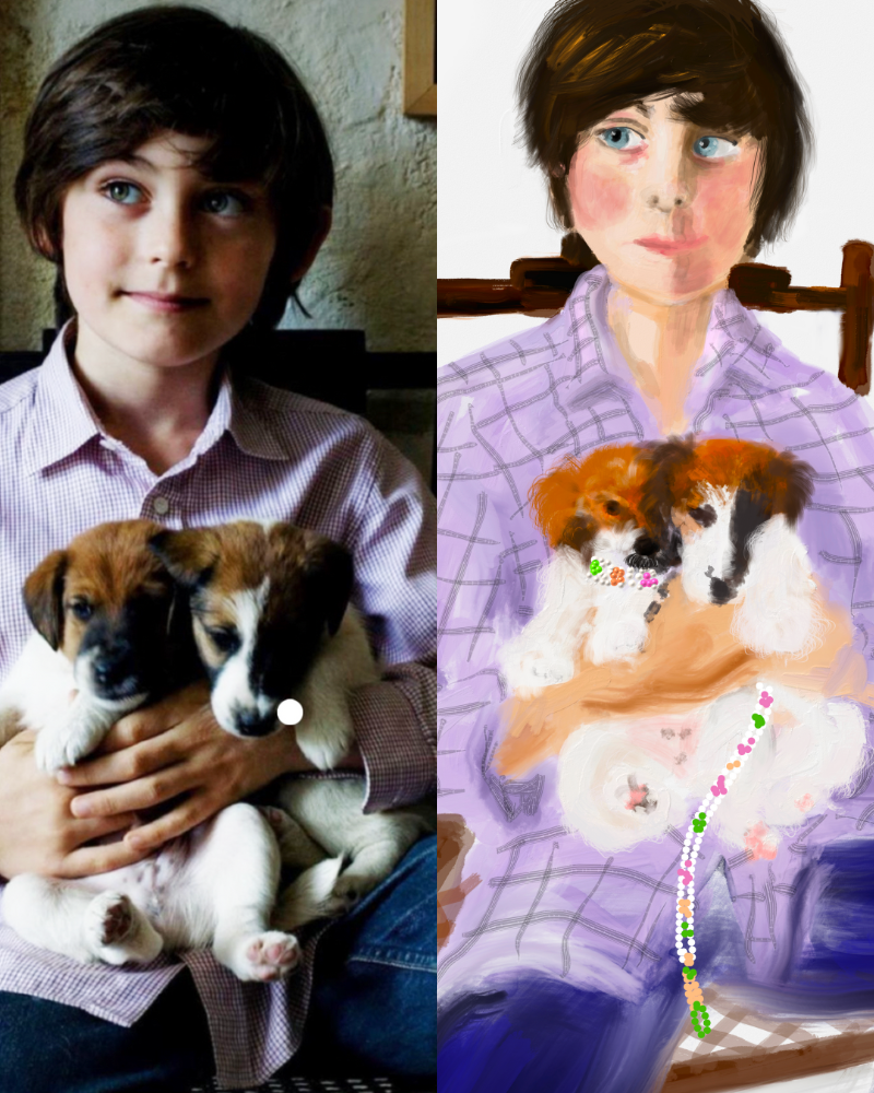 Custom Digital Pet Portrait | Single Subject (Framed or Unframed) HOME RORY GEVIS