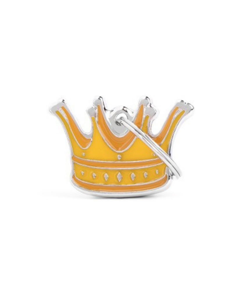 Royal Crown Custom Pet ID Tag Wear MY FAMILY   