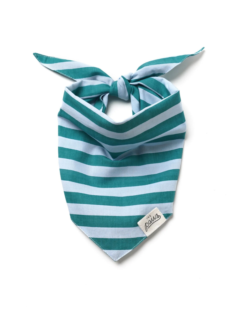 Gili Striped Dog Bandana Wear THE PAWS
