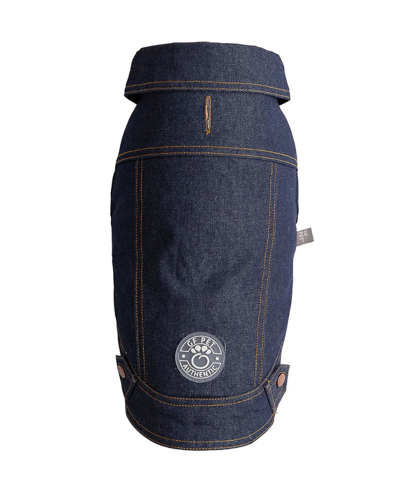 Dark Denim & Shearling Dog Jacket (FINAL SALE) Wear GF PET