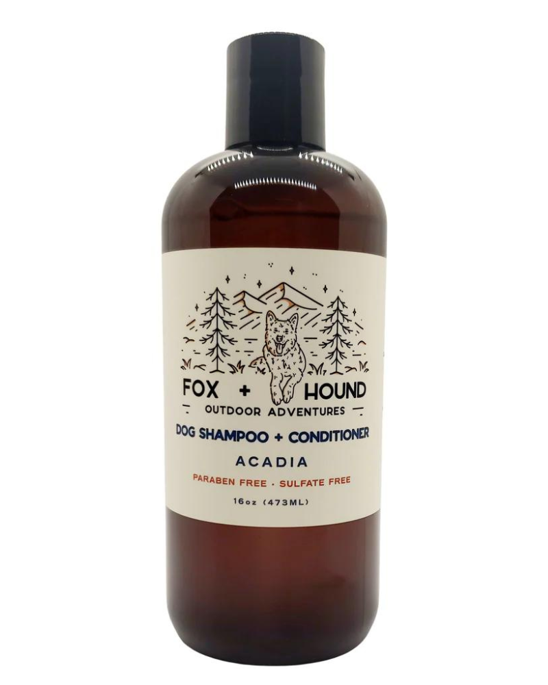Acadia Dog Shampoo & Conditioner in Amber + Cedar Scent HOME FOX + HOUND   