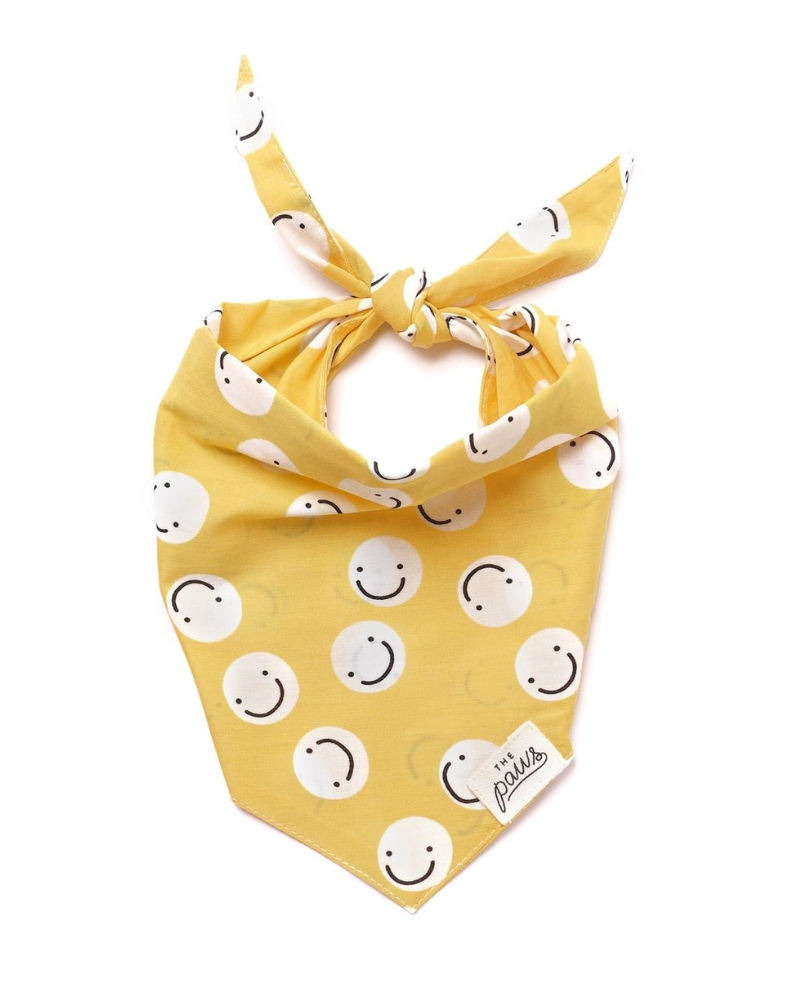 Smiley Friends Dog Bandana (FINAL SALE) Wear THE PAWS   