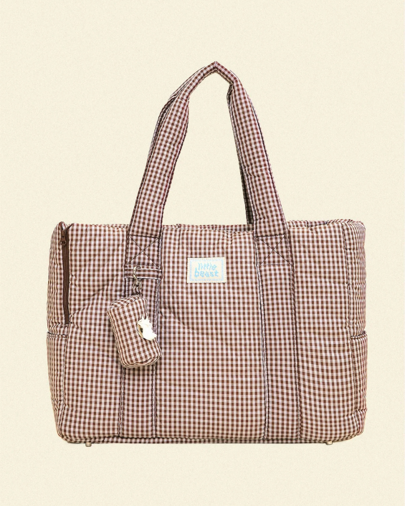 The Little Beast Dog Carrier in Coffee Cream Carry LITTLE BEAST