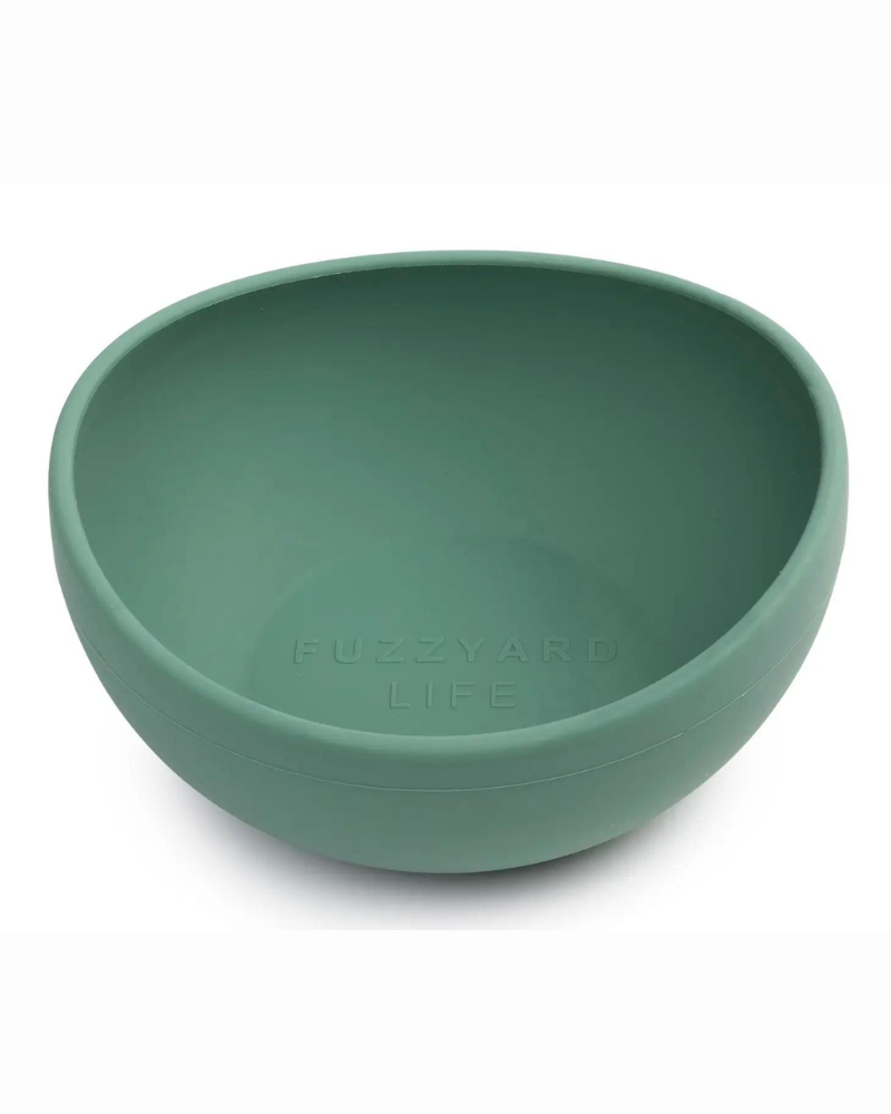 Silicone Dog Bowl in French Blue (FINAL SALE) HOME FUZZYARD   