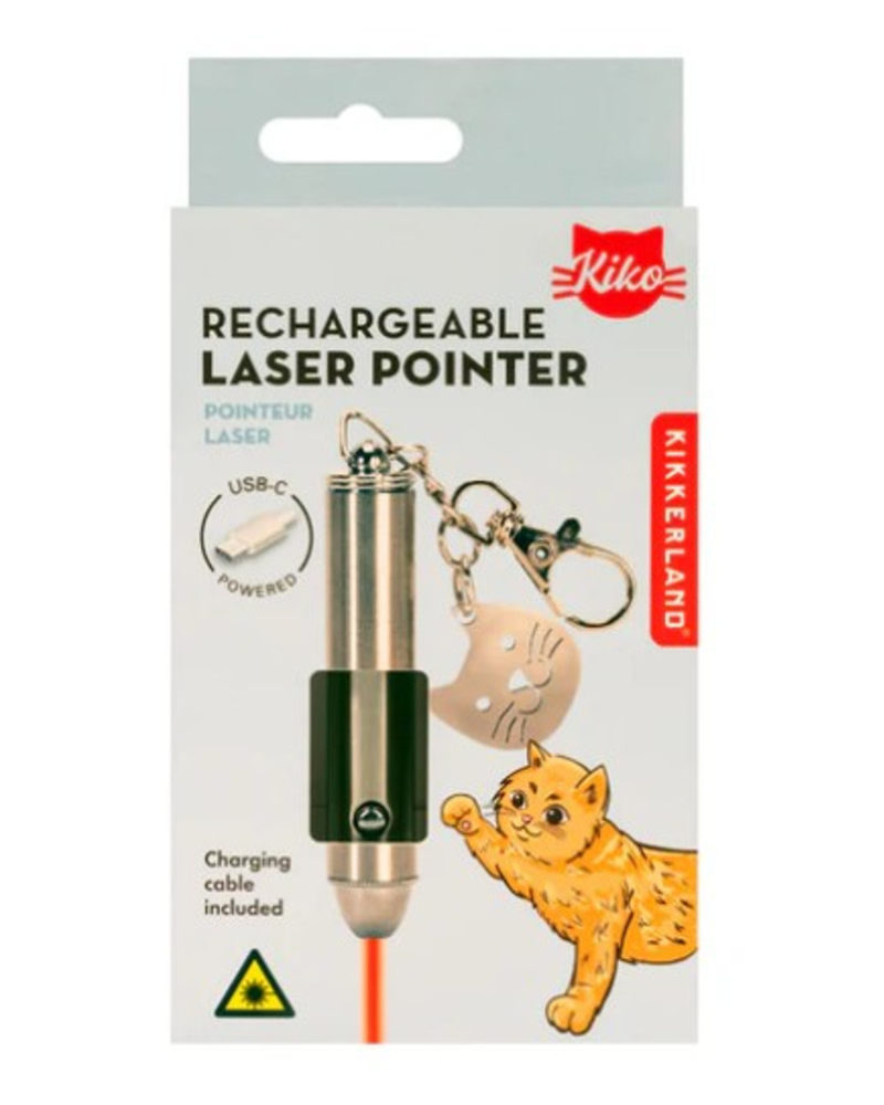 Kikkerland Rechargeable Kitty Laser Pointer Dog Co