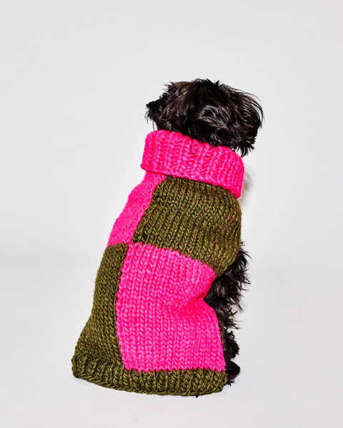 WARE OF THE DOG | Merino Wool Bandana Print Sweater in