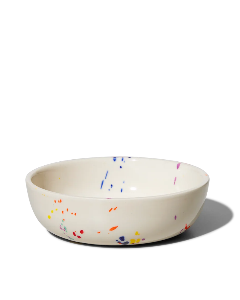 Ceramic Pet Bowl in Confetti (Made in the USA) Eat FELT + FAT   