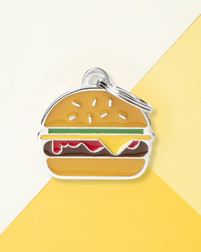 Buy Me a Burger Custom Pet ID Tag Wear MY FAMILY   