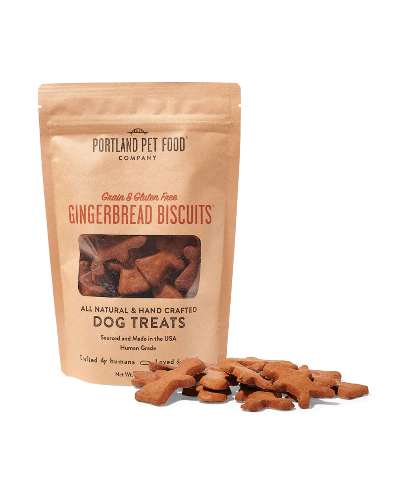Gingerbread Dog Biscuits Treats (Grain & Gluten Free) EAT PORTLAND PET FOOD COMPANY