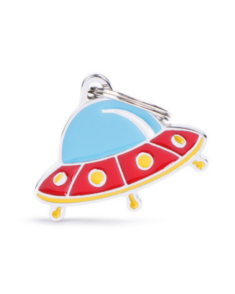 UFO Custom Pet ID Tag Wear MY FAMILY   