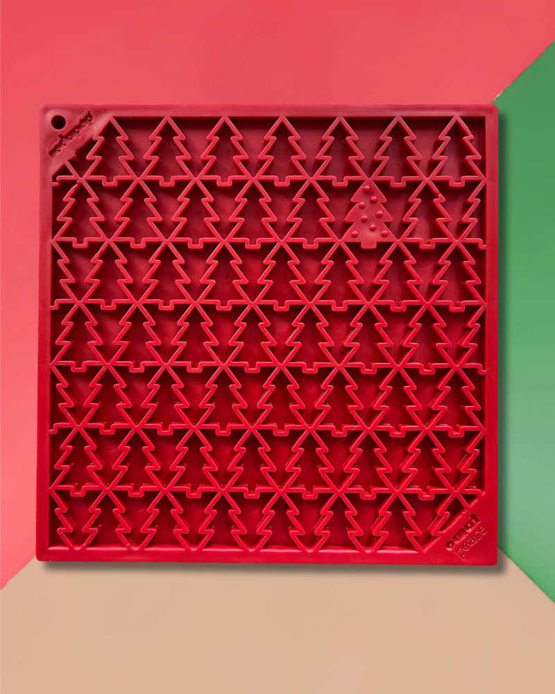 Pine Tree Pet Lick Mat (Made in the USA) Eat SODA PUP